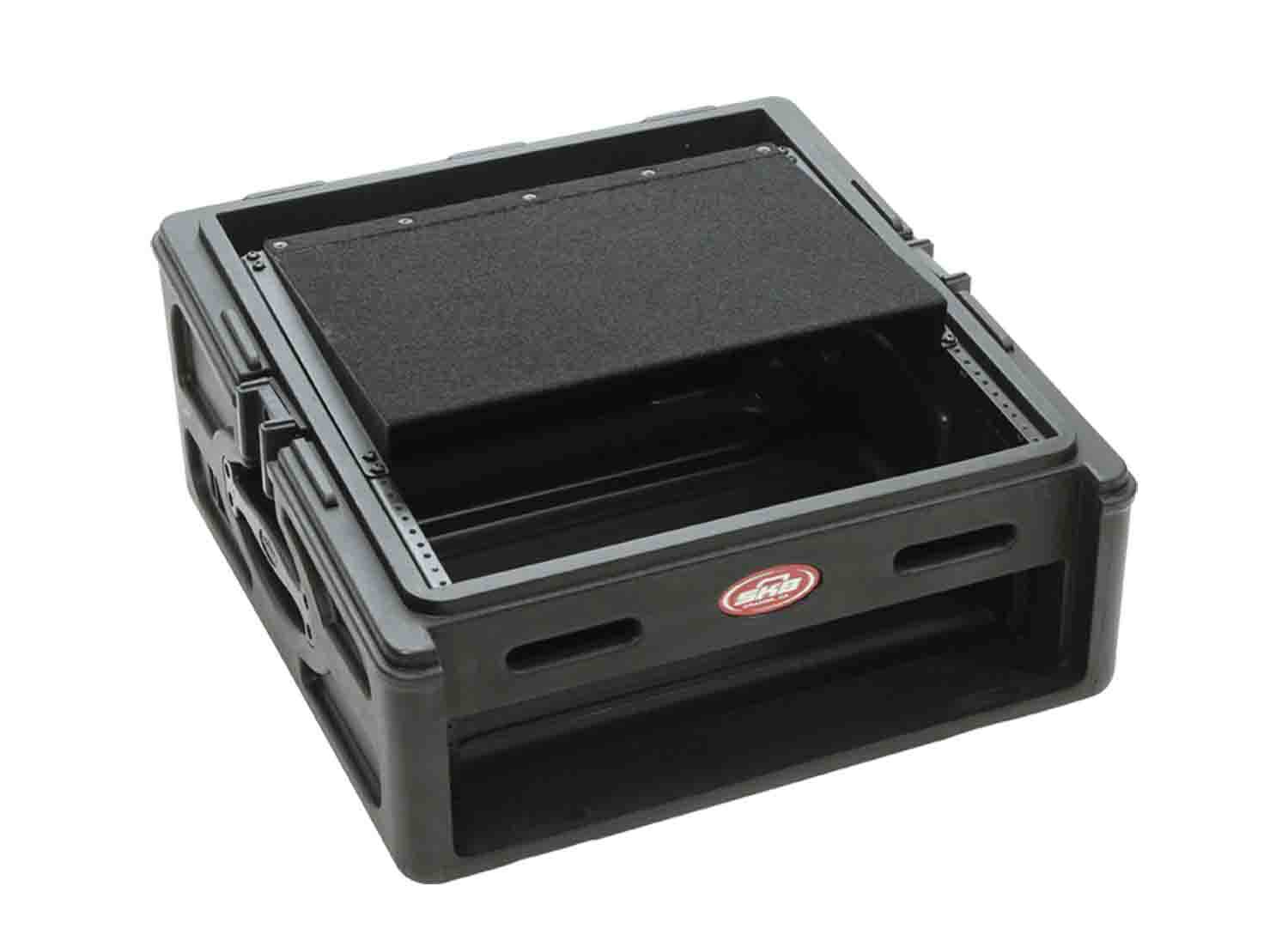 SKB Cases 1SKB-VS-2 Velcro Compatible Rack Shelf for Slant Mount Racks - Hollywood DJ