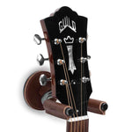 Levy's Leathers LVY-FGHNGR-SMBN Smoke Forged Guitar Hanger with Brown Leather - Hollywood DJ