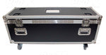 ProX XS-UTL10W Utility Storage Case with 4X 4 Wheels - Silver on Black - Hollywood DJ