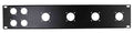 ProX T-P2-4X4 2 Unit Unloaded Patch Panel for 4 XLR and 4 NL4 Speakon or NAC3 Powercon - Hollywood DJ
