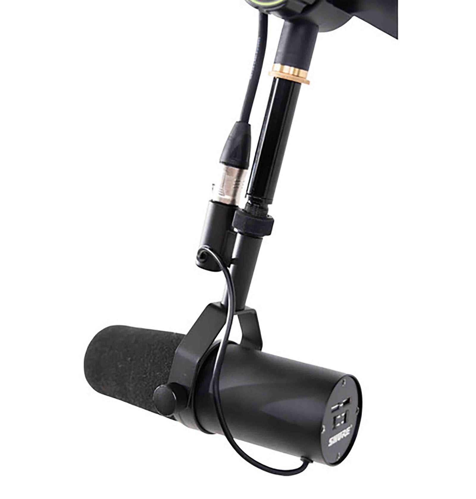 Shure SM7DB Podcast Setup Mic with Boom Stand and 15' XLR - Hollywood DJ