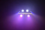 JMAZ JZ2012 Versa Flex Par TRON7, 7 x 10-Watt (RGBW) LEDs and 60 x 0.2 Watt RGB LEDs - Pair - Hollywood DJ