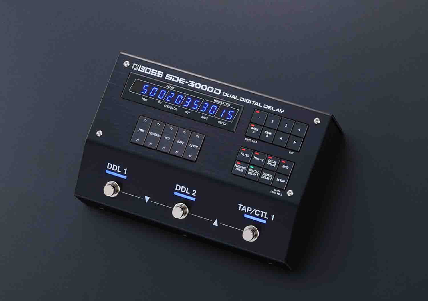 Open Box: Boss SDE-3000D Dual Digital Delay Effect Pedal - Hollywood DJ