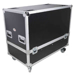 ProX XS-2X282020W ATA Dual Flight Case for Speaker Fits Two JBL SRX 815P and Similar Sized Speakers - Hollywood DJ