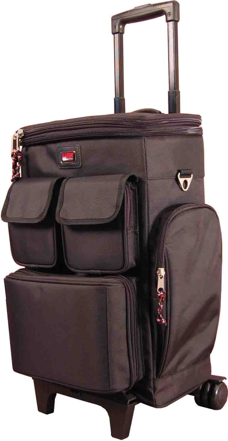 Gator Cases GK-LT25W Rigid EPS Foam Lightweight Backpack-Style Case for Micro-Controller and Laptop - Hollywood DJ