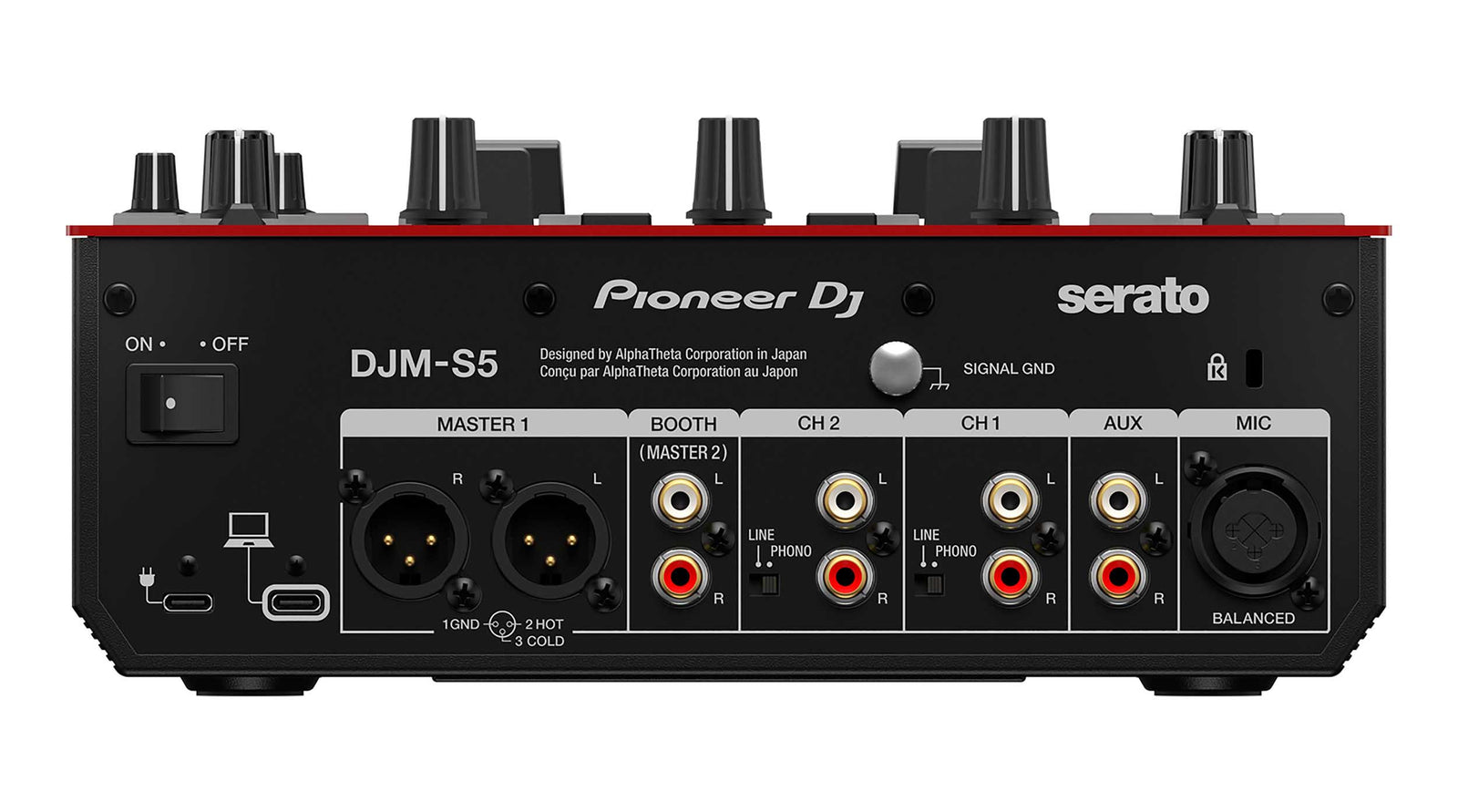 Pioneer DJ PLX-CRSS12 Hybrid Turntable Package with S5 DJ Mixer and Flight Coffin Case by Pioneer DJ