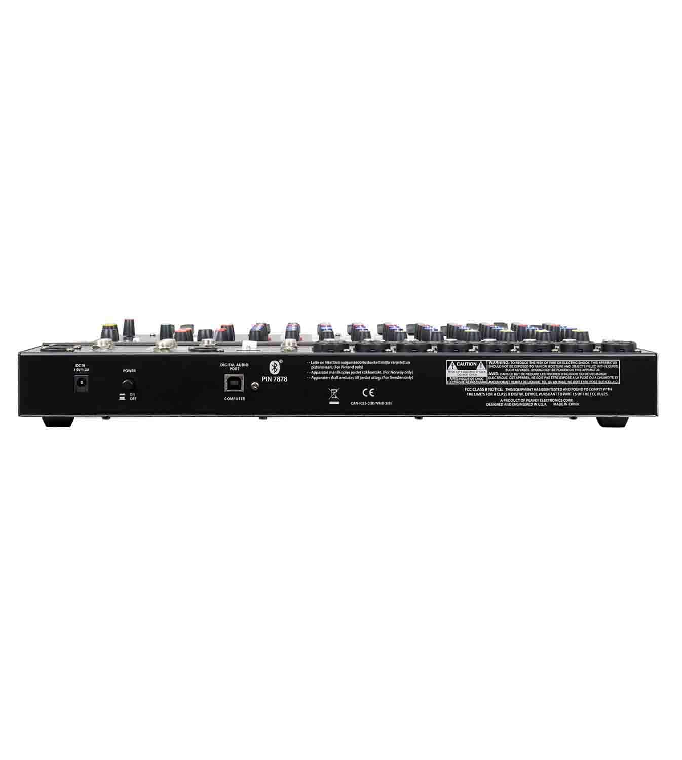 Peavey PV 14 AT, 14 Channel Compact Mixer with Bluetooth and Antares Auto-Tune - Hollywood DJ
