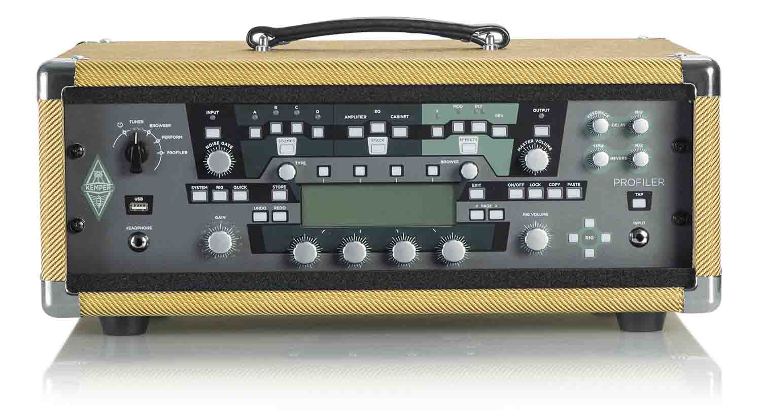 Gator Cases GR-RETRORACK-3TW Vintage Amp Vibe Rack Case - 3U Tweed - Hollywood DJ