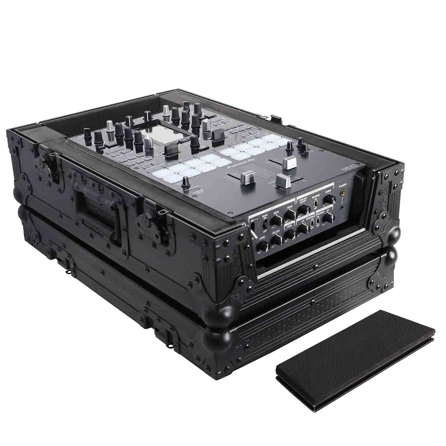 ProX Cases XS-DJMS11BL DJ Flight Case for Pioneer DJM-S11 Mixer - Black on Black - Hollywood DJ
