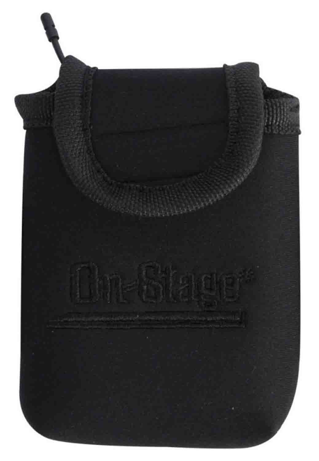 Onstage MA1335 Wireless Transmitter Pouch with Guitar Strap - Hollywood DJ