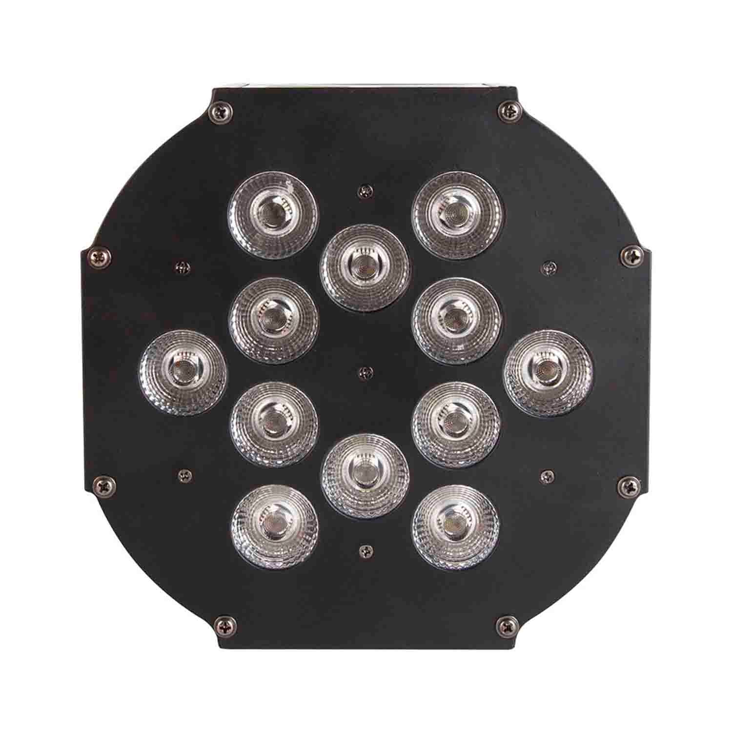 ColorKey WaferPar Hex 12 MKII, Powerful 180W Slim Par with 12x15W 6-in-1 LED Light - Hollywood DJ