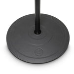 Gravity GMS2322B Microphone Stand with Round Base and 2-Point Adjustment Telescoping Boom - Hollywood DJ