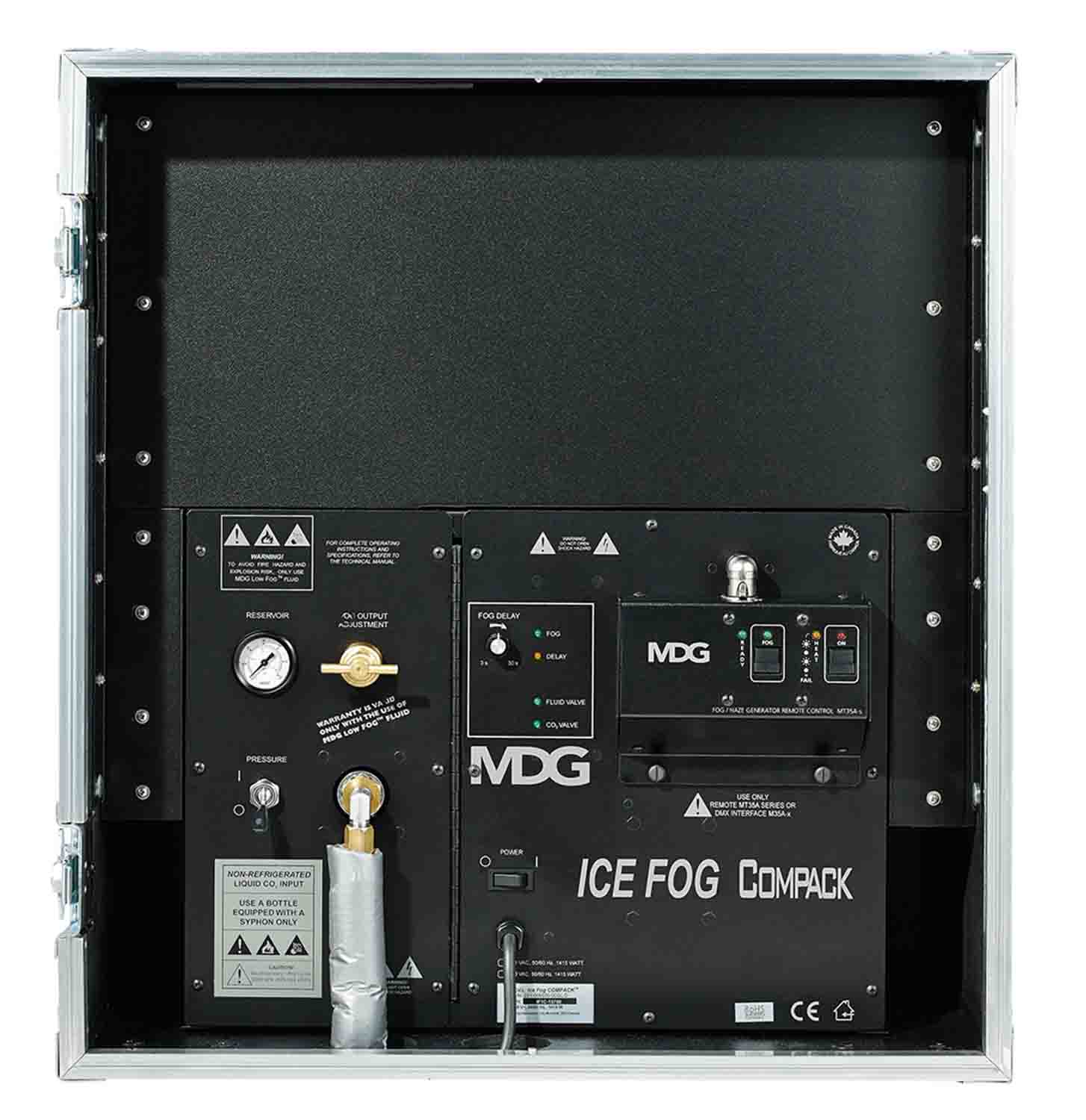 MDG ICE FOG Compack Low Lying Fog Generator with High Pressure Model - Hollywood DJ