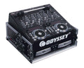 Odyssey FZ1002 10U Top Slanted 2U Vertical Pro Combo Rack - Hollywood DJ
