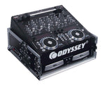 Odyssey FZ1002 10U Top Slanted 2U Vertical Pro Combo Rack - Hollywood DJ