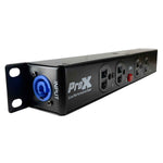 ProX X-PWEX4 BOX Power Center for Indoor Power Connector Compatible to 4X Edison Power Outlet - Hollywood DJ