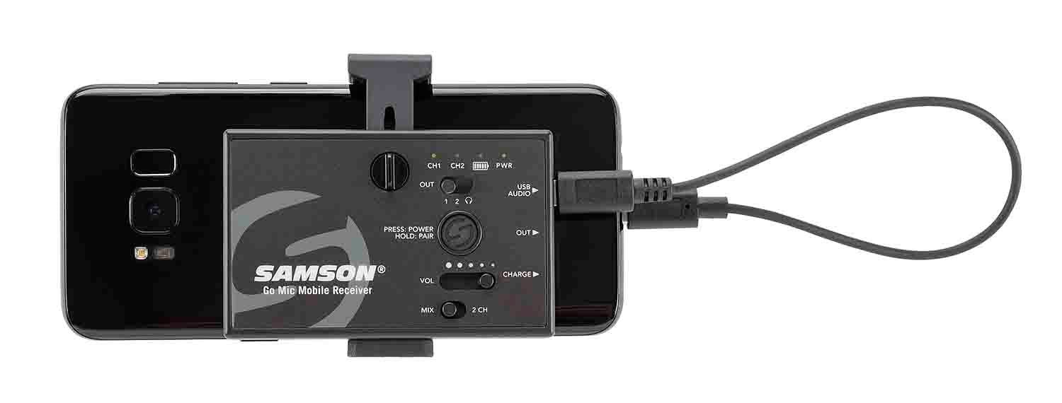 Samson SWGMMSLAV Go Mic Mobile Digital Lavalier Wireless System with LM8 Microphone - Hollywood DJ
