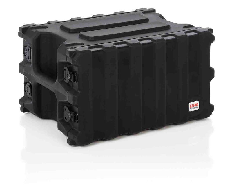 Gator Cases G-PRO-6U-13, 6U Deep Molded Audio Rack Case - 13 Inch - Hollywood DJ