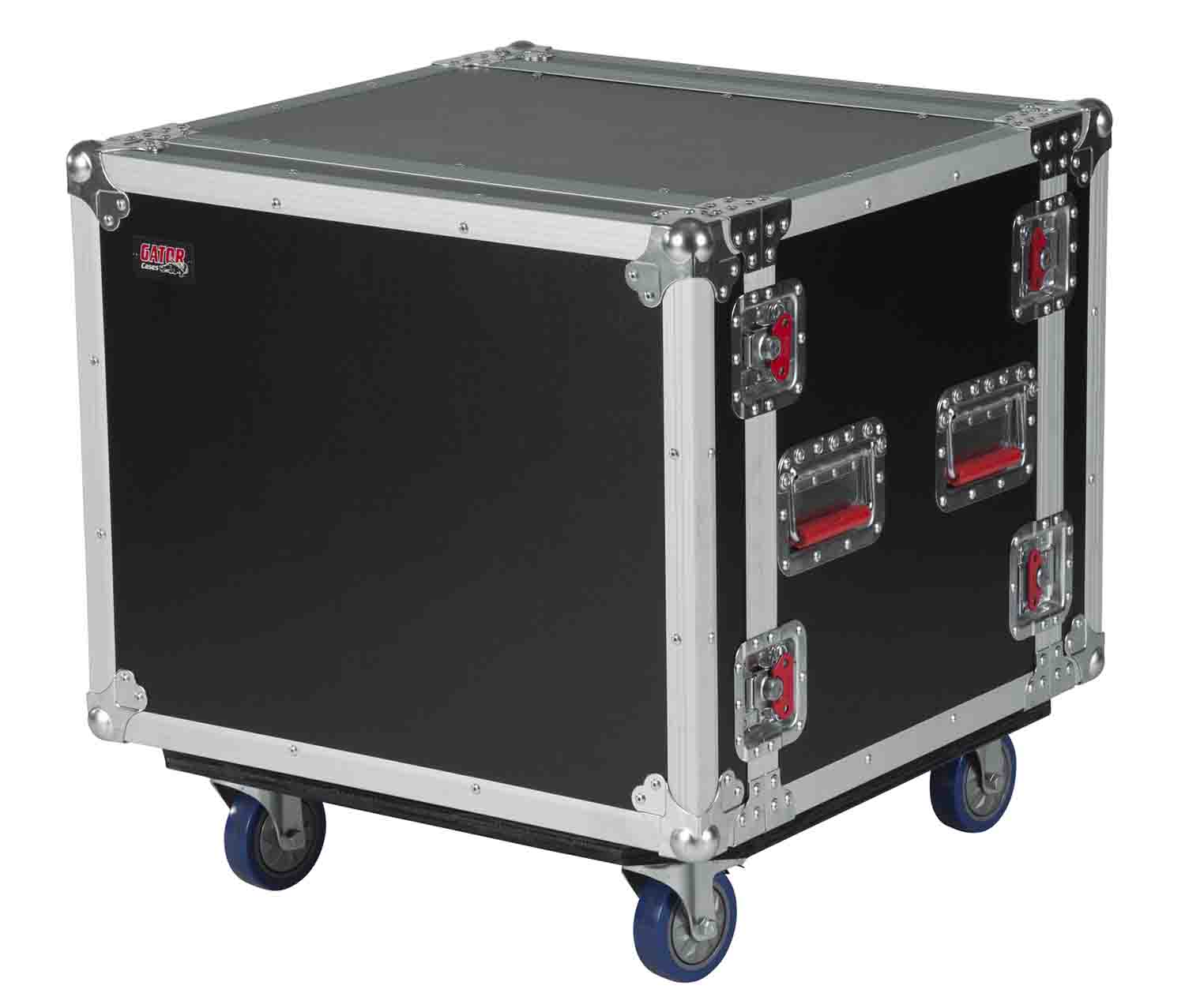 Gator Cases G-TOUR SHK8 CAS, 8U Shock Road Rack Case with Casters - Hollywood DJ