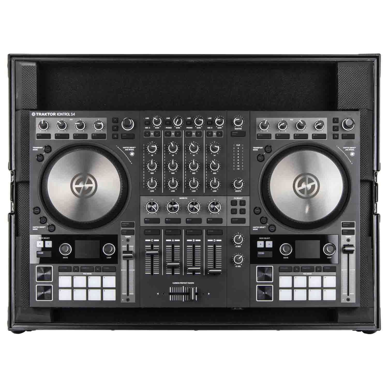 B-Stock: Odyssey FRTKS4MK3BL DJ Case for Low Profile Native Instruments Traktor Kontrol S4 MK3 DJ Controller - Black Odyssey