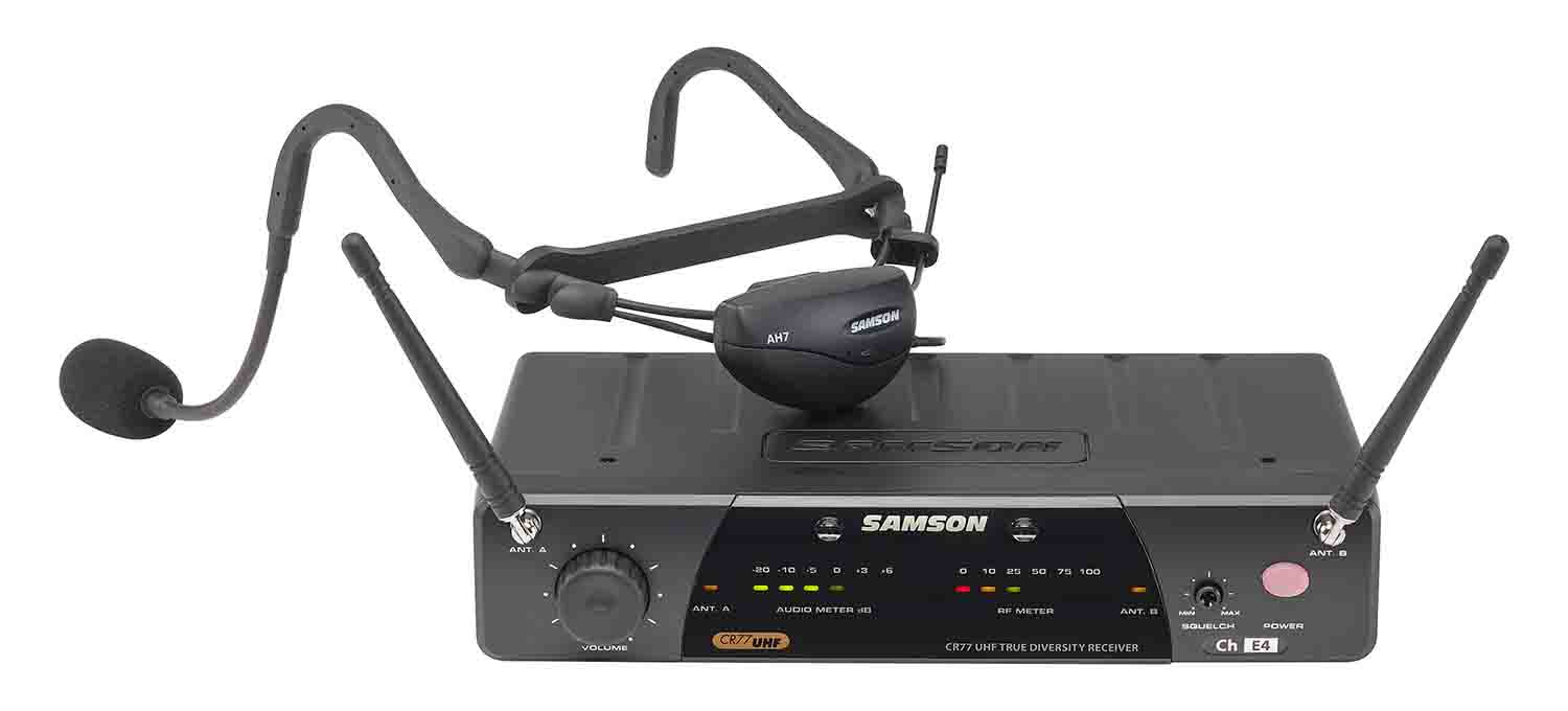 Samson SW7A7SQE-K6 Wireless Fitness Headset Microphone System - Hollywood DJ