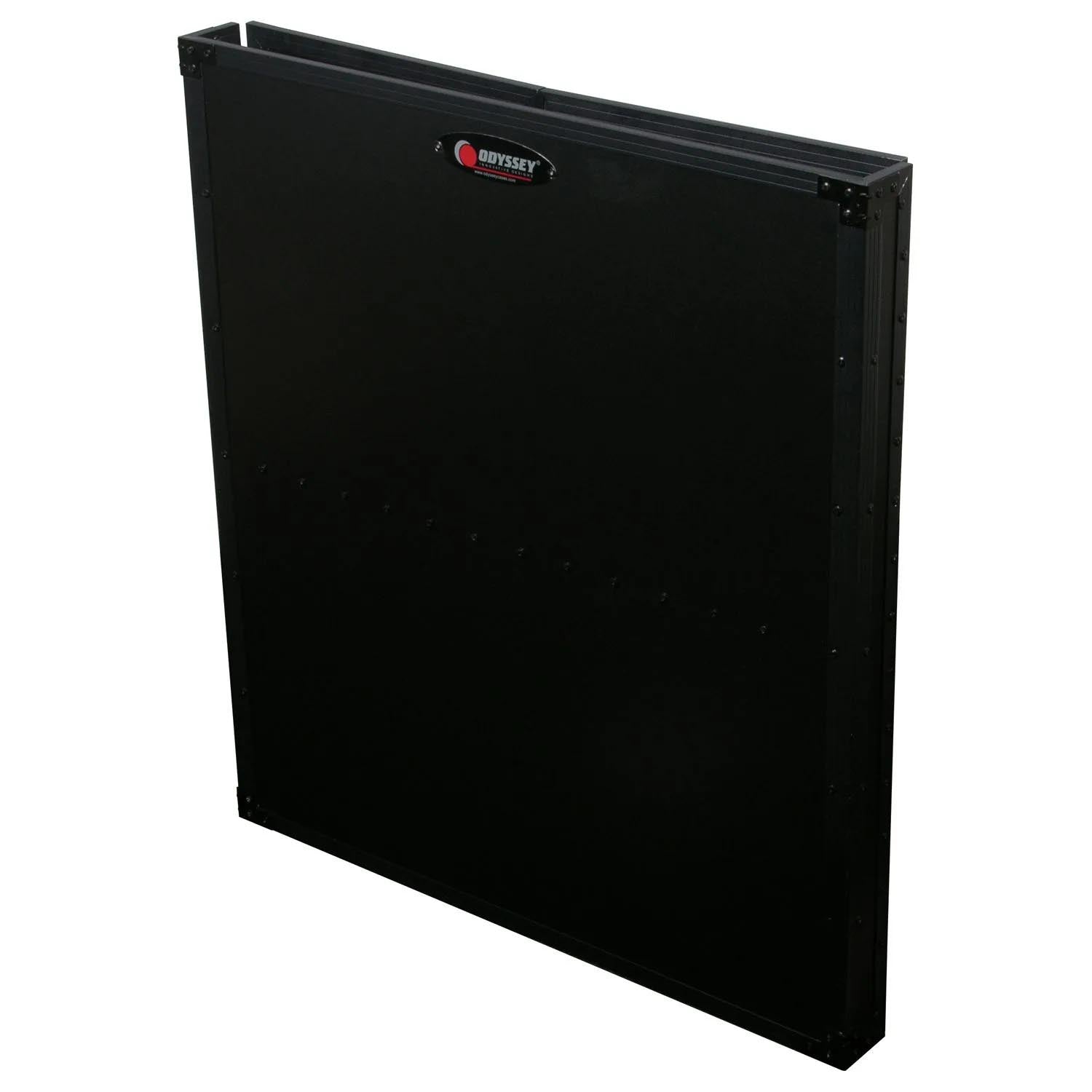 Odyssey FZF3336BL, DJ Fold-out Stand - 33″ Wide x 36″ Tall - Black - Hollywood DJ