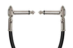 Hosa IRG-103 Guitar Patch Cable, Low-profile Right-angle to Same - 3 Feet - Hollywood DJ