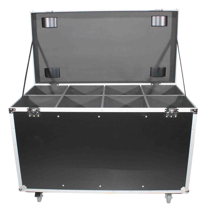 ProX XS-SRC4X8W Road Case for 8x Leko style ETC Source Four Par Can Ellipsoidal Light Fixtures - Hollywood DJ