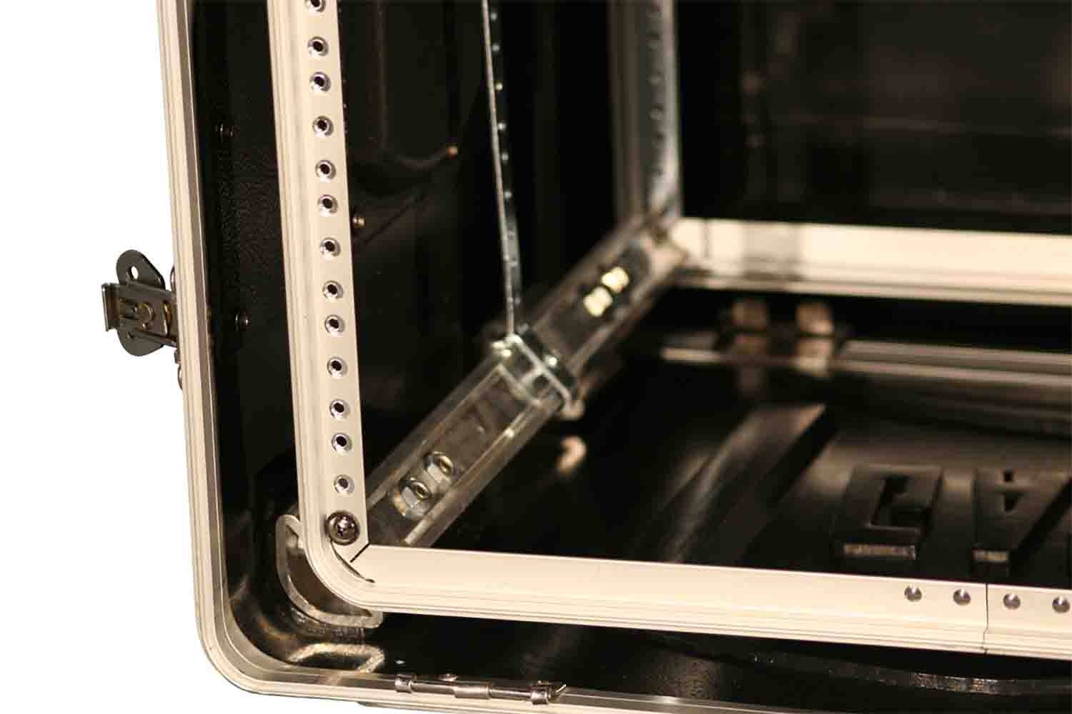 Gator Cases G-SHOCK-12L, 12U Shock Rack with Rubber Shock Suspension - Hollywood DJ