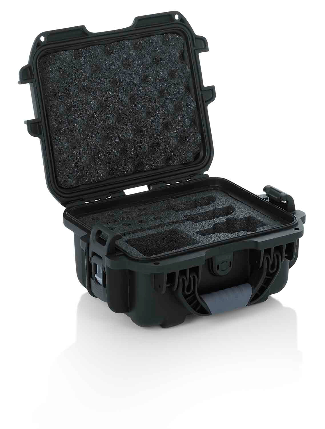 Gator Cases GU-MIC-SENNEW-1 DJ Waterproof Case for Single Small Sennheiser EW Wireless Systems - Hollywood DJ