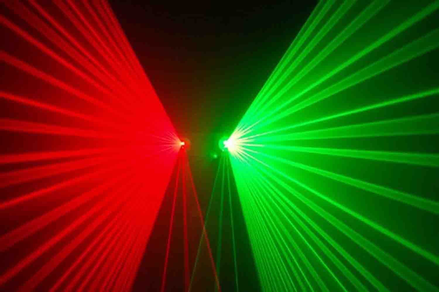 ProX X-LRG140IR Maya RG Professional Red & Green Dual Color Animation Laser Effect Light - Hollywood DJ