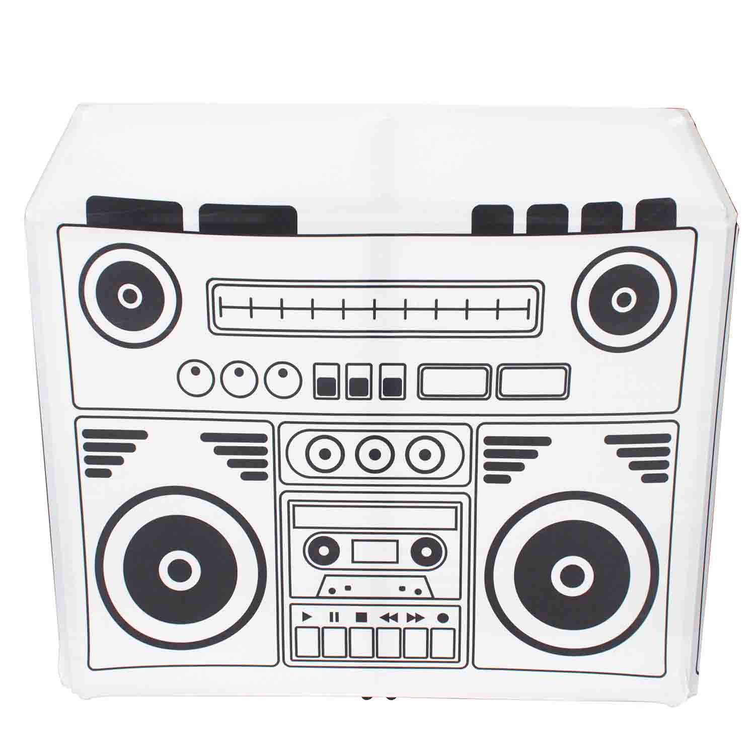 ProX XF-MESA SWBBOX Boombox Decorative Scrim for ProX XF-MESA MK2 Facade - Hollywood DJ