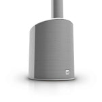 LD System MAUI 5 W, Ultra Portable Column PA System with Mixer and Bluetooth - White - Hollywood DJ