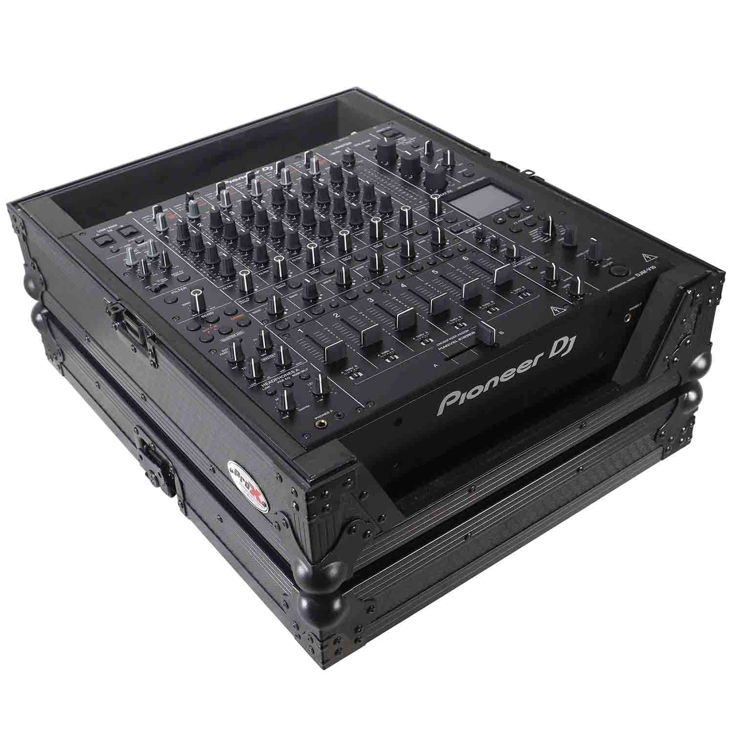 ProX XS-DJMV10BL ATA Style Case For Pioneer DJM-V10 6 Channel DJ Mixer - Black on Black - Hollywood DJ