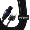 ProX XC-SB100, 12 AWG SpeakOn to Banana High Performance Speaker Cable - 100 Feet - Hollywood DJ