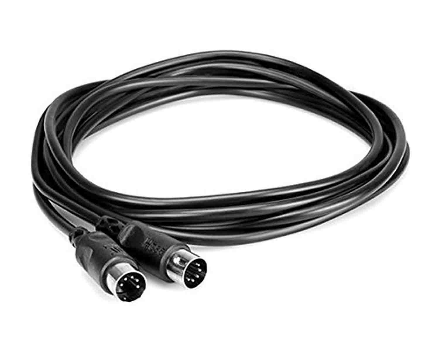 Hosa MID-320BK MIDI Cable 5-pin DIN to Same - 20 Feet Hosa