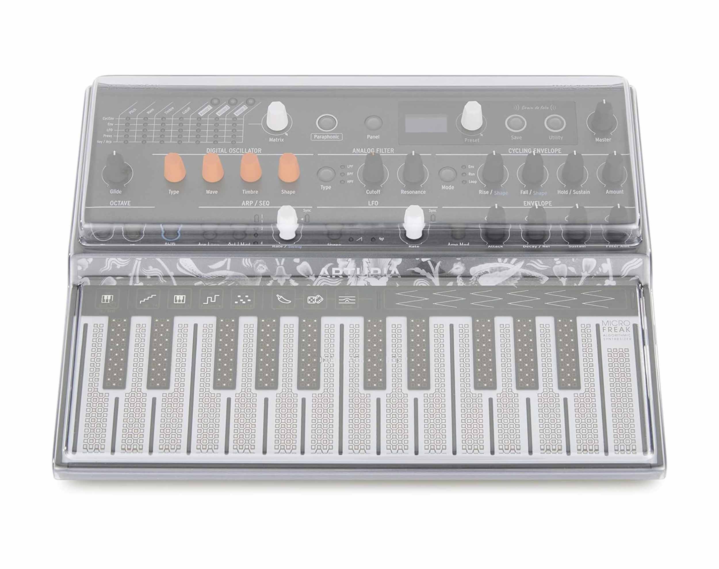 Decksaver DS-PC-MICROFREAK Protection Cover for Arturia Microfreak Synthesizer - Hollywood DJ
