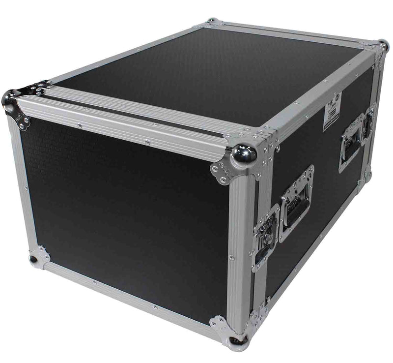 ProX T-8RSS24 8U Space Amp Rack Mount ATA Flight Case - 24 Inch Depth - Hollywood DJ