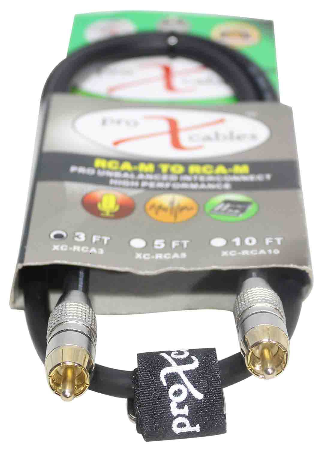 Prox XC-RCA03 High Performance Audio Cable RCA to RCA - 3 Feet - Hollywood DJ