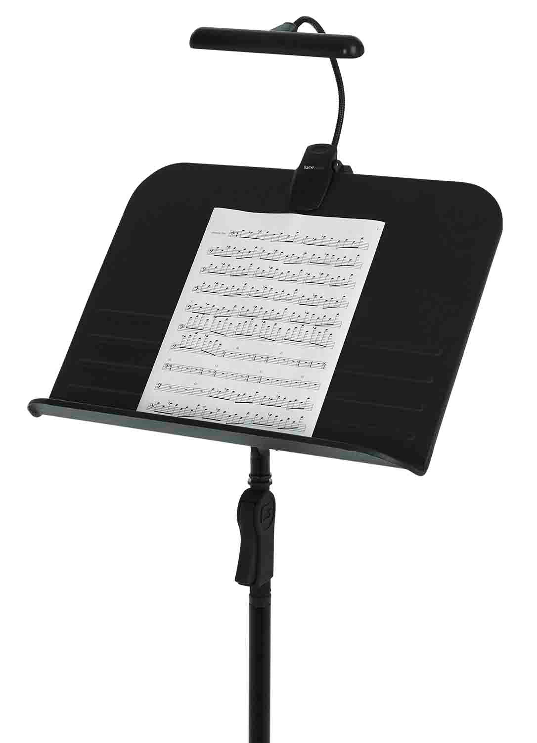 Gator Frameworks GFWMUSLEDR Clip-on Red LED Music Lamp with Adjustable Neck - Hollywood DJ