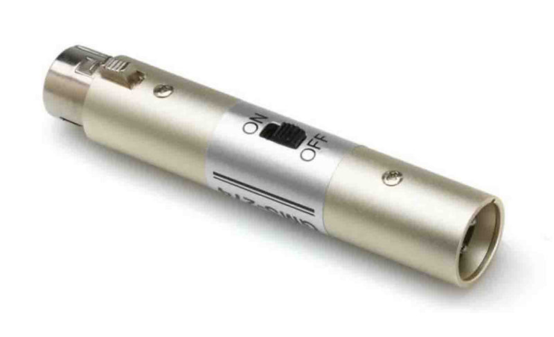 Hosa GMS-274 Power Switch, XLR3F to XLR3M Hosa