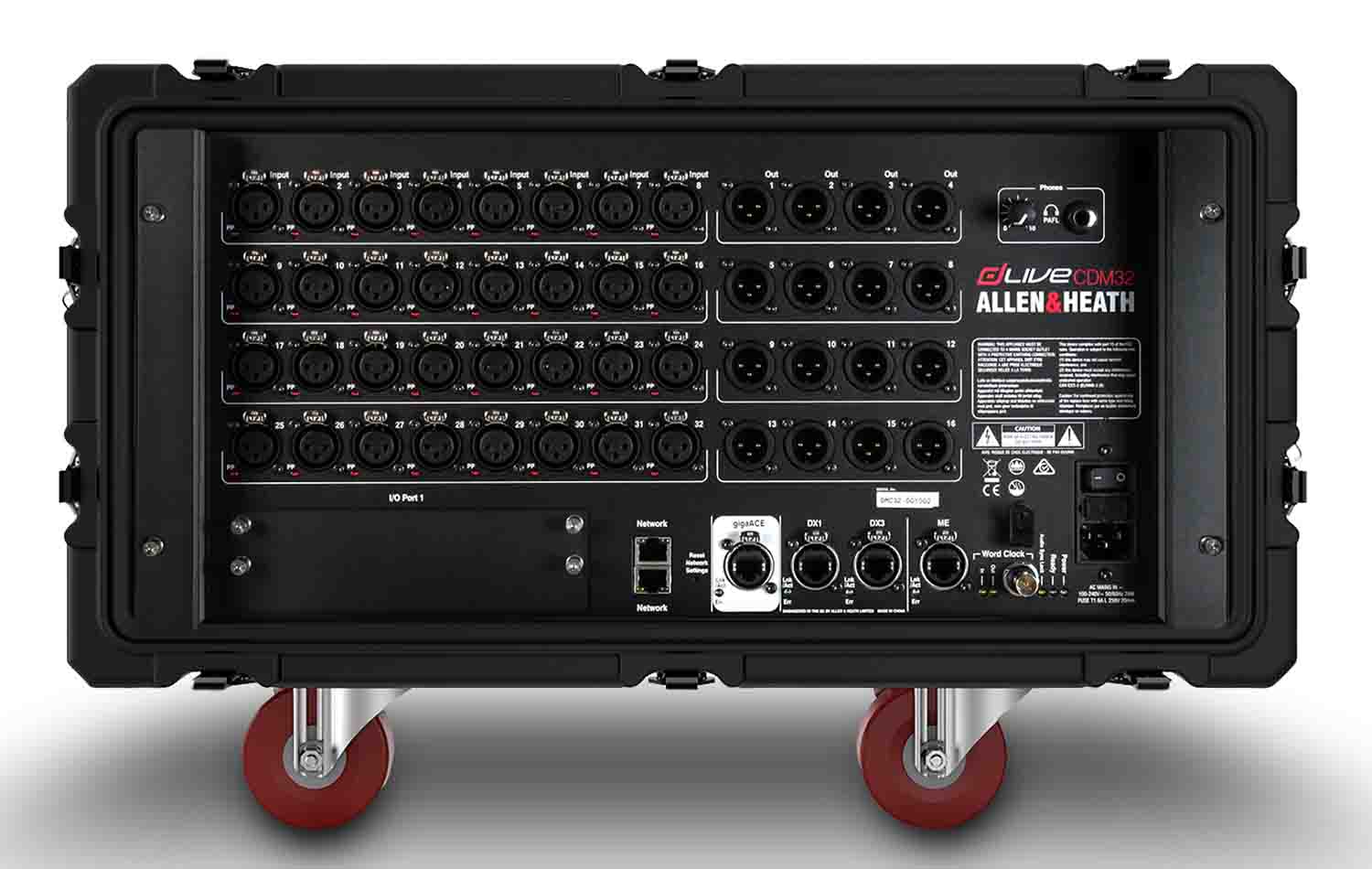 Allen & Heath dLive CDM32 MixRack with 32 Line Inputs and 16 Line Outputs - Hollywood DJ