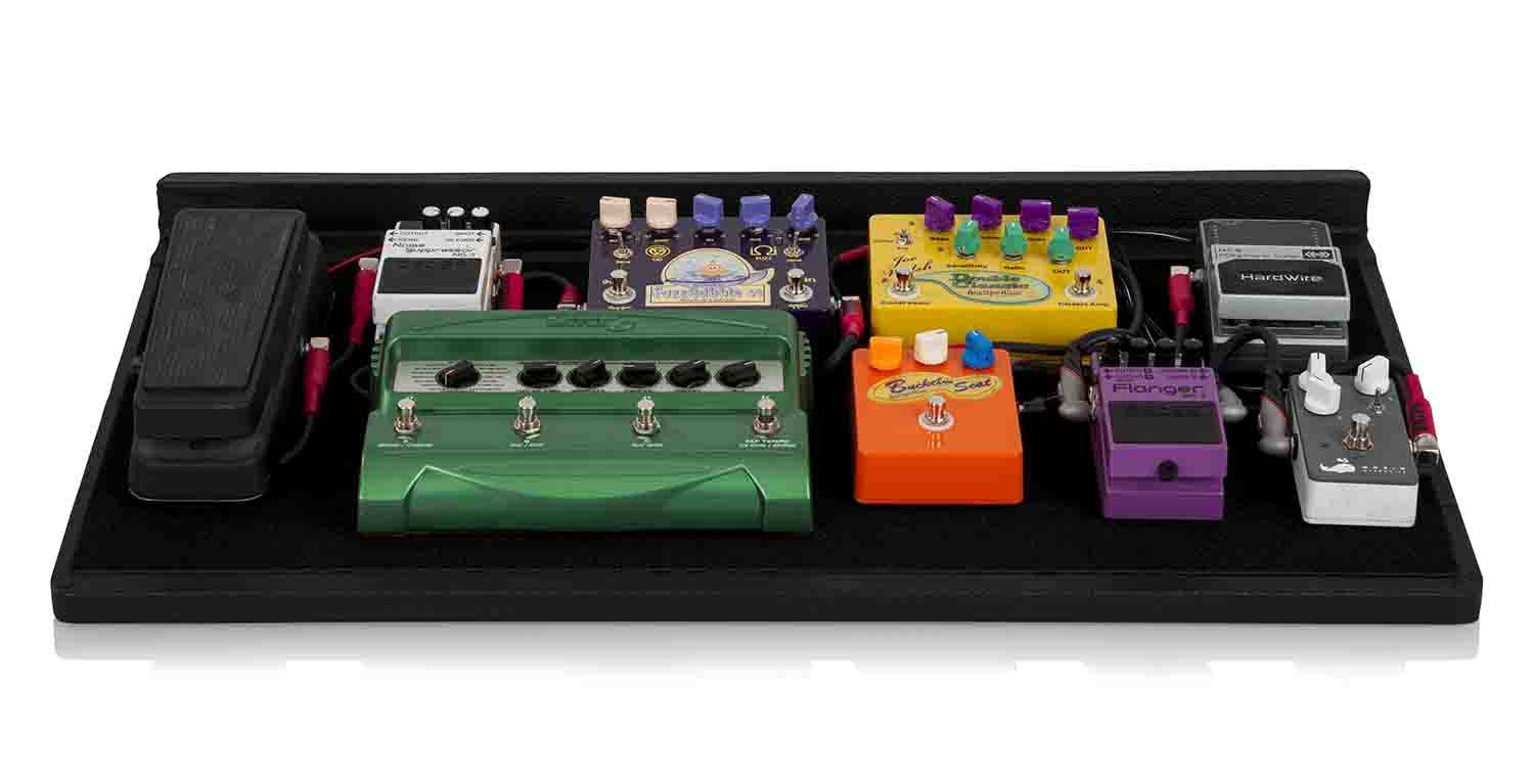 Gator Cases GPT-PRO-PWR Guitar Pedal Board with Nylon Carry Bag and Power Supply - Pro size - Hollywood DJ