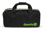 Gravity SA BELT 1 B SET 1, 4 Retractable Crowd Barrier Cassettes for Stand Mounting and Bag - Hollywood DJ