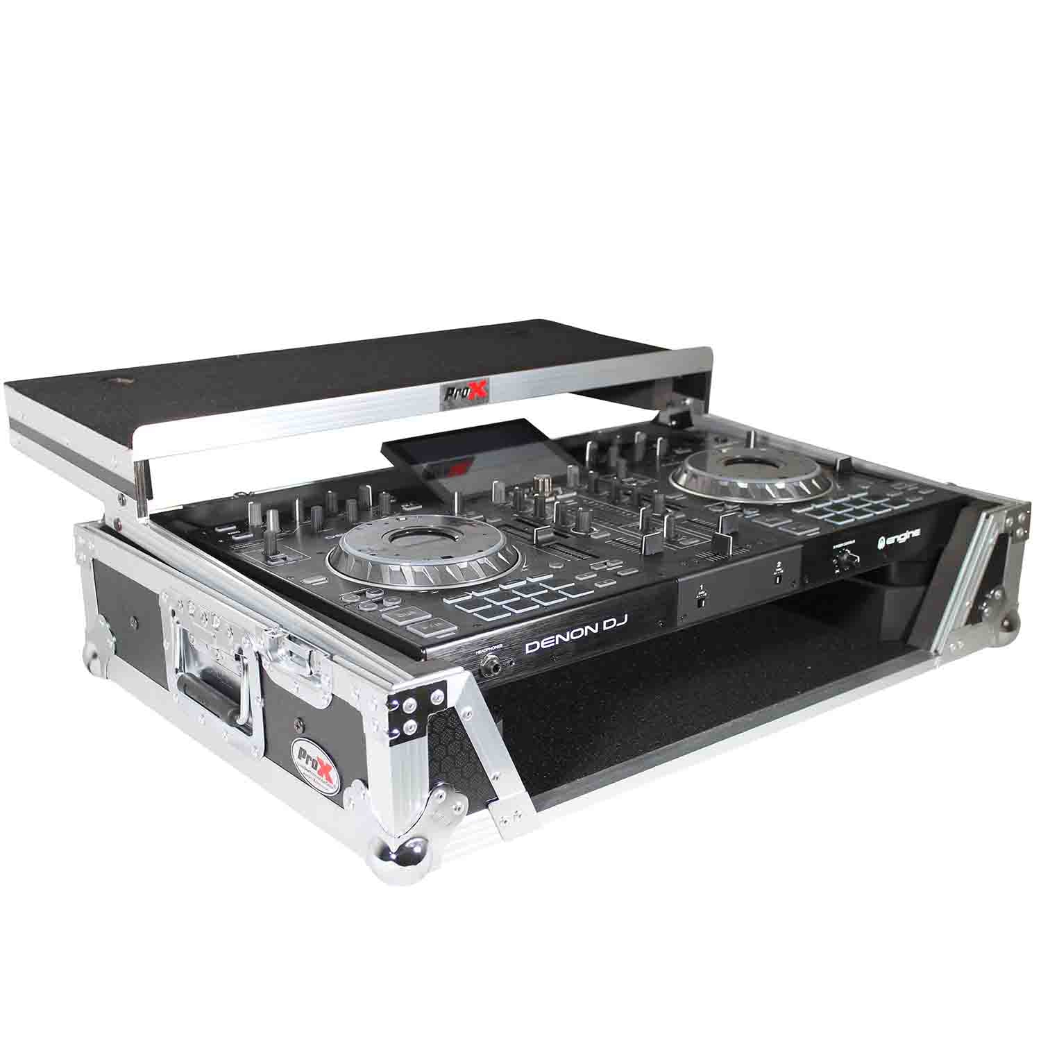 ProX XS-PRIME2 LT DJ Flight Case For Denon Prime 2 Standalone DJ System - Hollywood DJ
