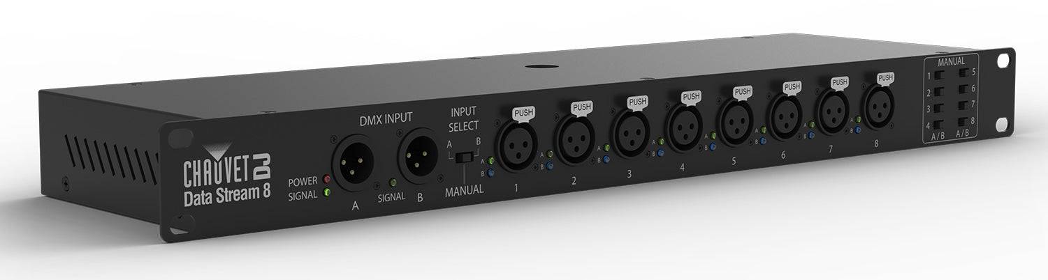 Chauvet DJ DATA STREAM 8 - 8 Output Flexible DMX Splitter - Hollywood DJ
