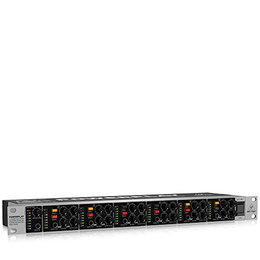 Behringer HA6000, 6-Channel High Power Headphones Mixing and Distribution Amplifier - Hollywood DJ