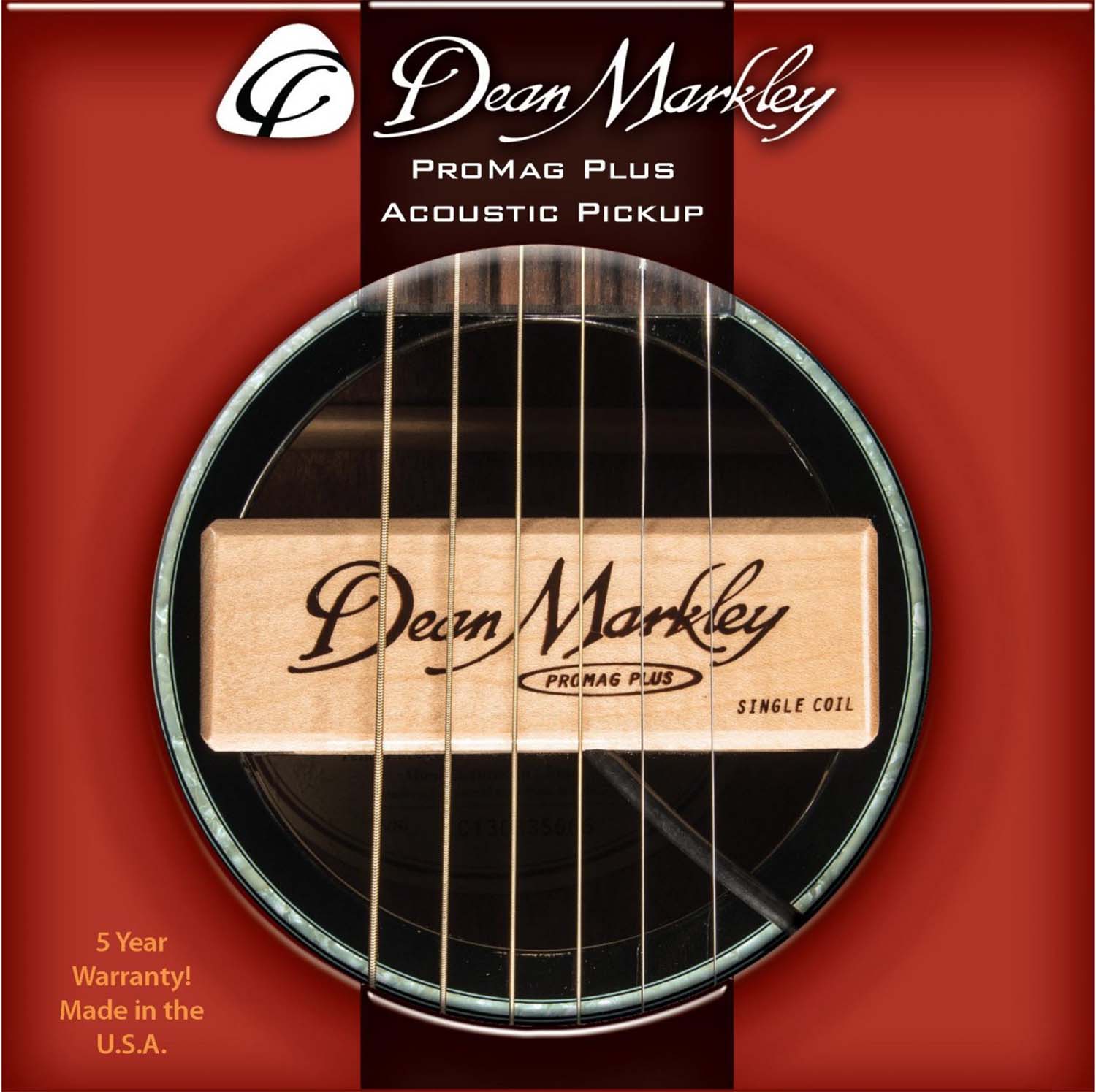 Dean Markley 3011Promag Plus XM Single Coil Acoustic Pickup - Hollywood DJ