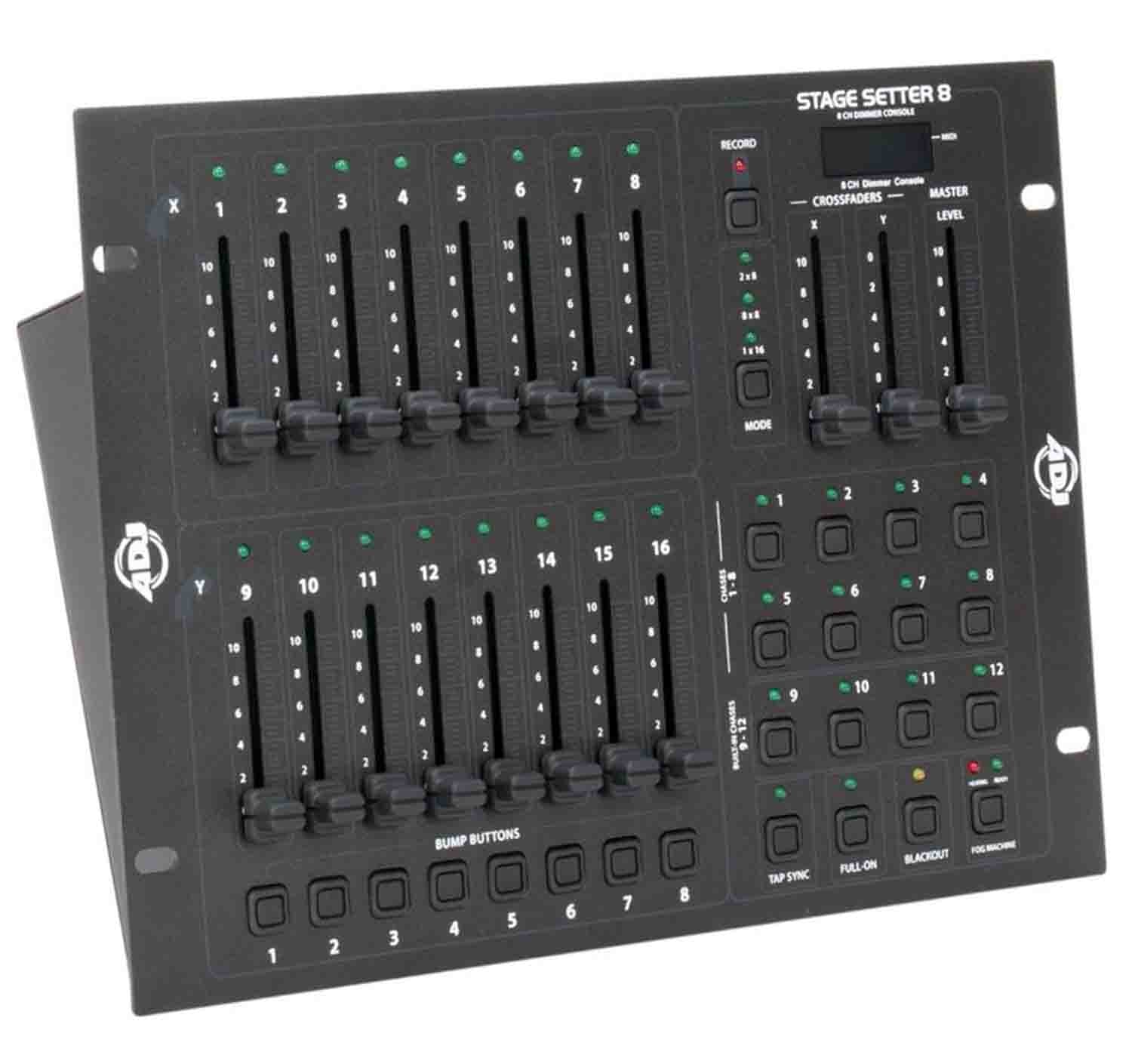 ADJ Lighting STAGE SETTER 8, 16 Channel DMX Controller by ADJ