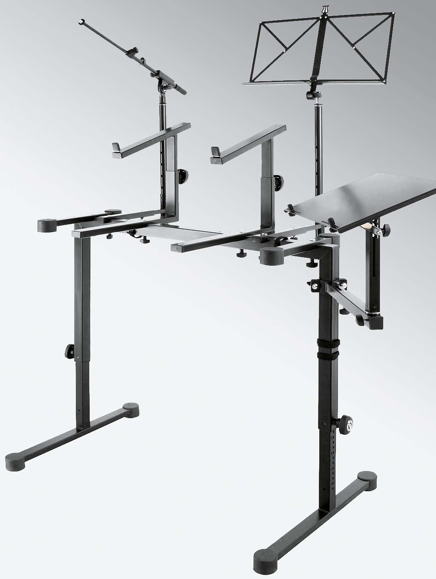 K&M 18815 Laptop Holder - Black - Hollywood DJ